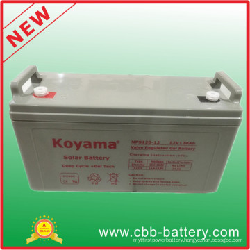 Longest Life Battery Solar Battery 12V120ah Opzv Tubular Gel Battery